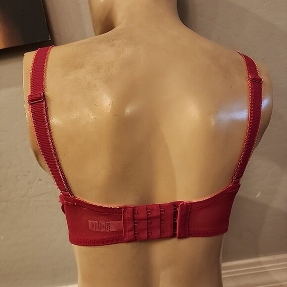 Paramour Bra 36C Pink Underwire Unlined - Picture 2 of 4